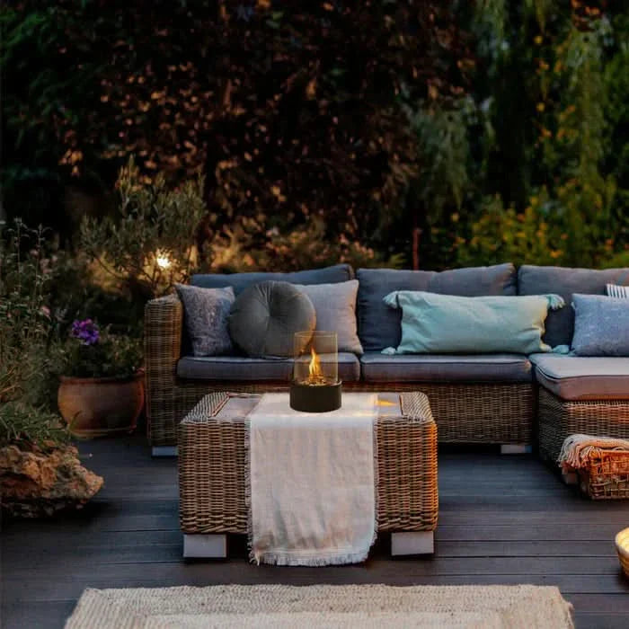 Tabletop Lantern with Flickering Flame Effect | Compact Lantern-Style Design | Warm Ambient Lighting for Any Room