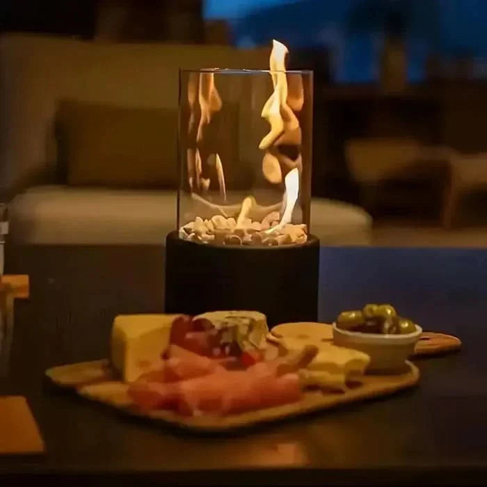 Tabletop Lantern with Flickering Flame Effect | Compact Lantern-Style Design | Warm Ambient Lighting for Any Room