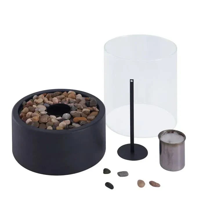 Tabletop Lantern with Flickering Flame Effect | Compact Lantern-Style Design | Warm Ambient Lighting for Any Room