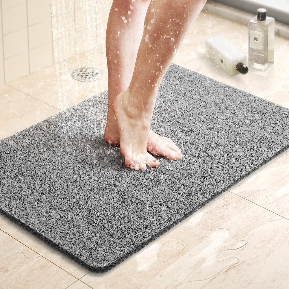 Non-Slip Shower Mat for Bath and Shower | Stable Everyday Footing | Easy to Position and Remove