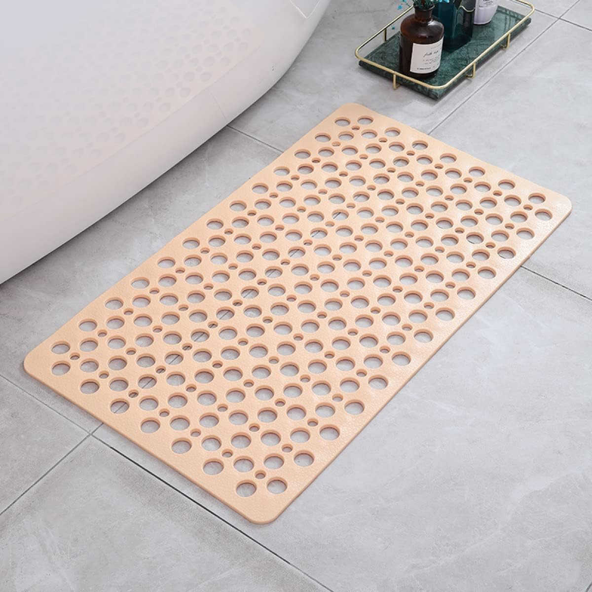 Secure Non-Slip Shower Mat | Antibacterial, Easy-to-Clean Surface | Stable Footing for Showers and Bathtubs