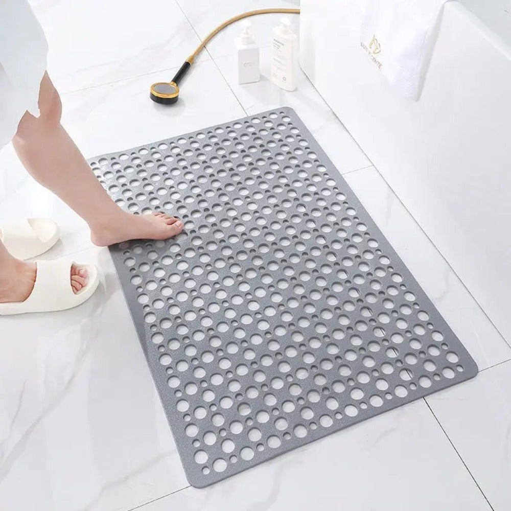 Secure Non-Slip Shower Mat | Antibacterial, Easy-to-Clean Surface | Stable Footing for Showers and Bathtubs