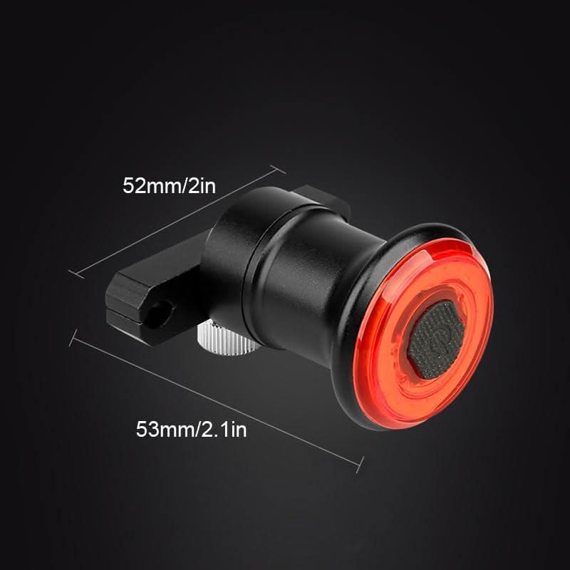 Smart Bike Light with Brake Detection for the Rear | IPX6 Aluminum Body and 500 mAh USB Charge | Six Modes