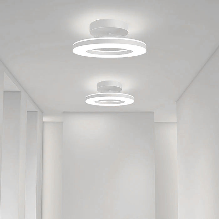 Modern LED Ceiling Light | 3 Sizes and 3 Finishes Available | Flush Mount with Cool, Warm, or 3-Color Switch