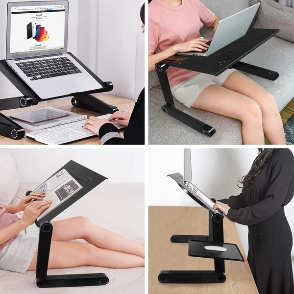 Laptop Stand for Better Posture | Foldable, Portable Design | Fits Most Laptop Sizes on Any Desk or Counter