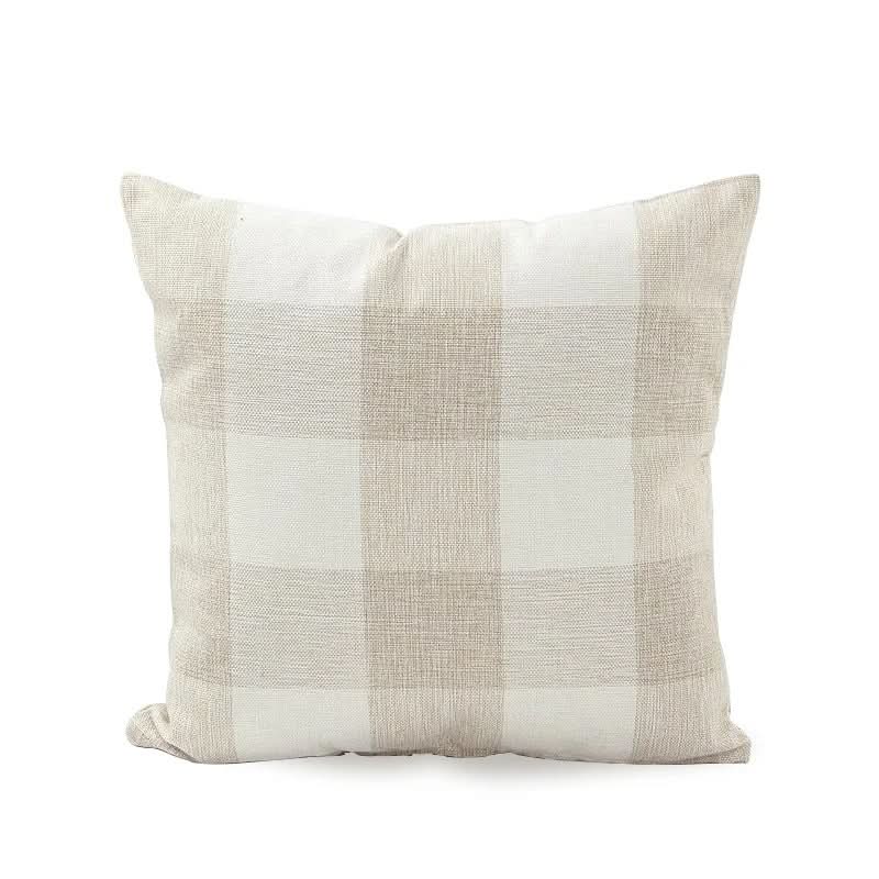 Checked Plaid Pillowcase