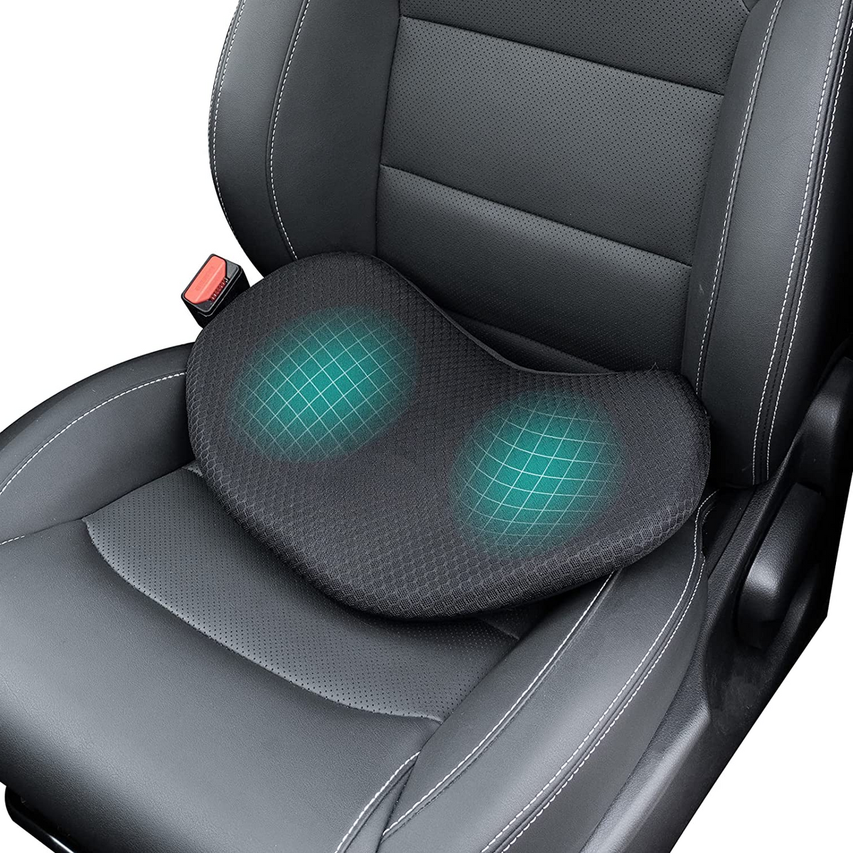 Memory Foam Car Seat Cushion for Adults | 3.5 Inch Driving Riser with a Breathable, Washable Zip Off Cover