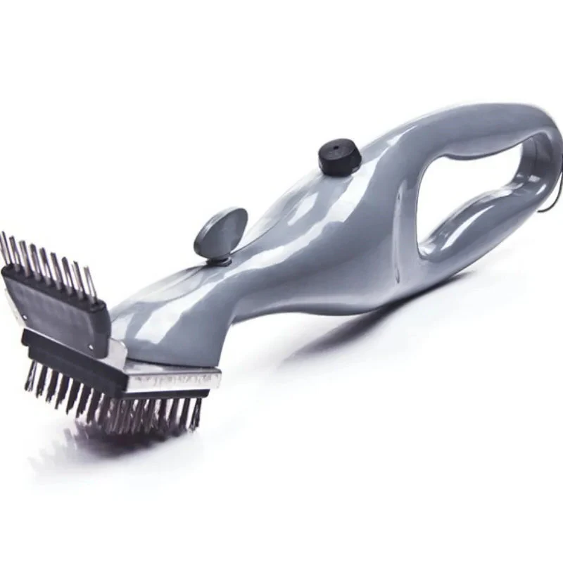 BBQ Grill Cleaning Brush with Built-In Scraper | Durable Handheld Design | Removes Grease and Residue from Grates
