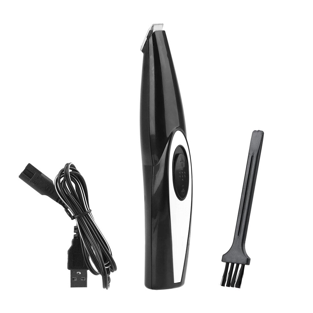 Cordless Precision Trimmer for Dogs and Cats | Narrow Blade for Paws, Ears and Eye Corners | USB Rechargeable