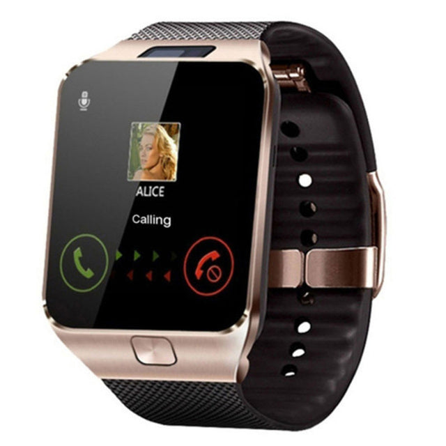 Smart Watch with SIM Card Slot and Camera | Bluetooth Touchscreen Fitness Tracker with Multi-Language Menu
