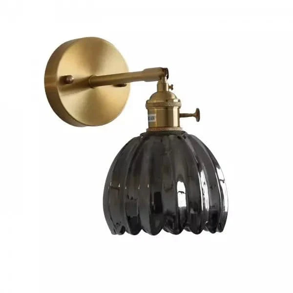 Tulip Glass Wall Sconce | Decorative Tulip-Shaped Shade | Wall-Mounted for Living Rooms and Bedrooms