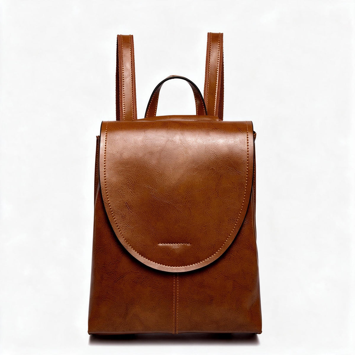 Travel Backpack for Women in a Leather Look | Separate Compartments for Laptop, Tablet and Wallet | Four Colors, 30 cm Tall