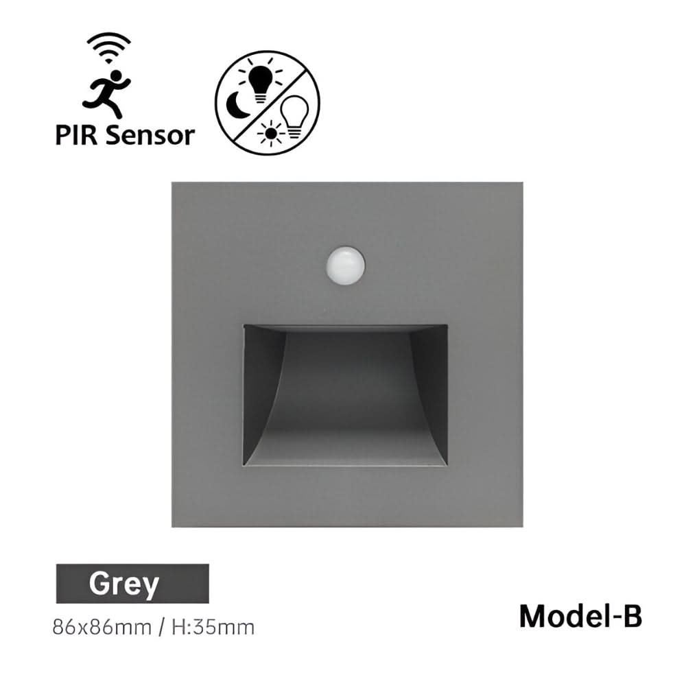 LED Motion Sensor Stair Light | Automatic Hands-Free Lighting | Compact Design for Stairs and Hallways