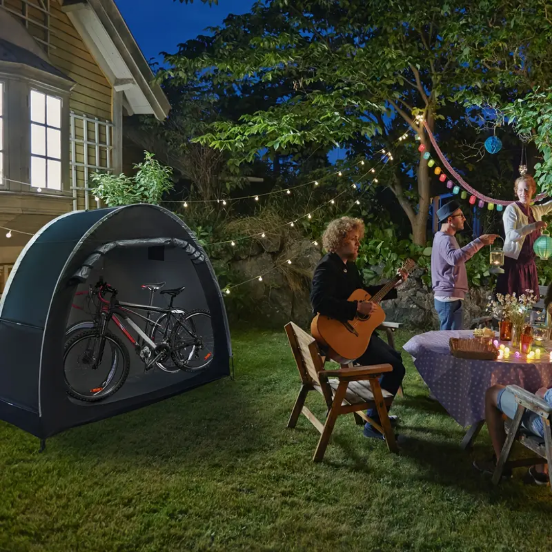Waterproof Bike Storage Tent | Shelters Up to 2 Bicycles | Weatherproof Protection Without a Garage