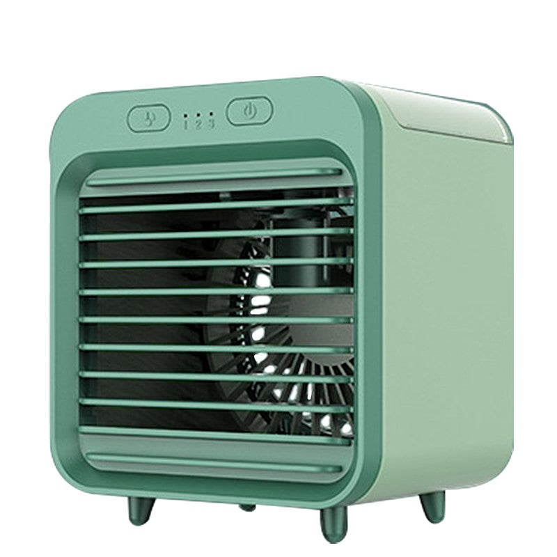 Compact Air Cooler and Humidifier | Adjustable Airflow with USB Power | Quiet Enough for a Desk or Bedside Table
