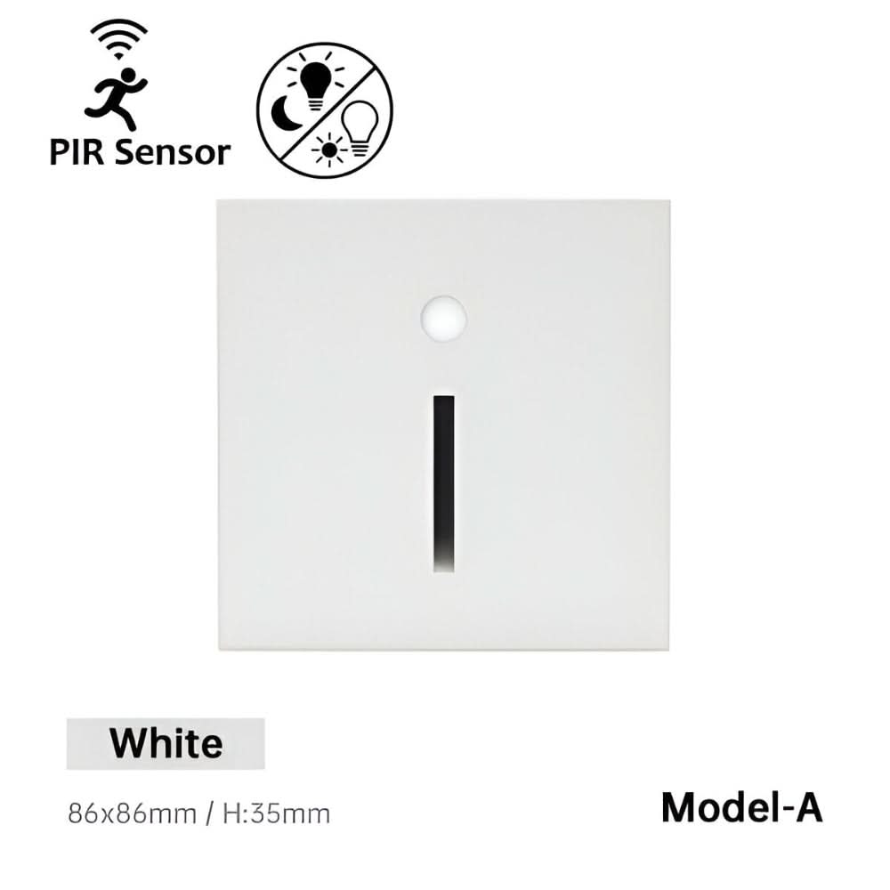 LED Motion Sensor Stair Light | Automatic Hands-Free Lighting | Compact Design for Stairs and Hallways